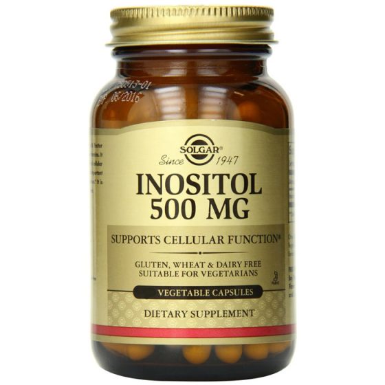 SOLGAR INOSITOL 500MG  50VEG.CAPS
