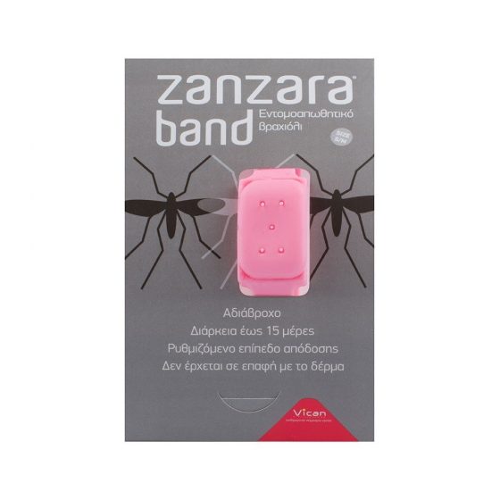 Vican ZANZARA BAND - SILICONE EΝΤΟΜΟΑΠΩΘΗΤΙΚΟ ΒΡΑXIOΛΙ, 1 τεμάχιο