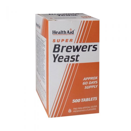 Health Aid Brewers Yeast Μαγιά Μπύρας 300mg 500 tabs