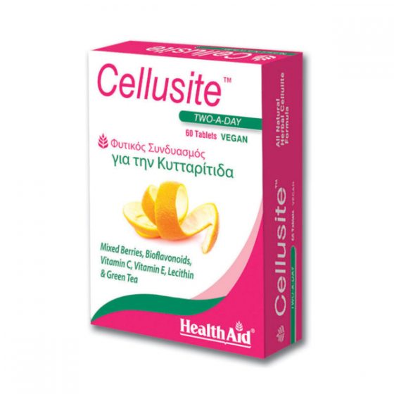 Health Aid Cellusite Φυτικά εκχυλίσματα για την κυτταρίτιδα 60 tabs