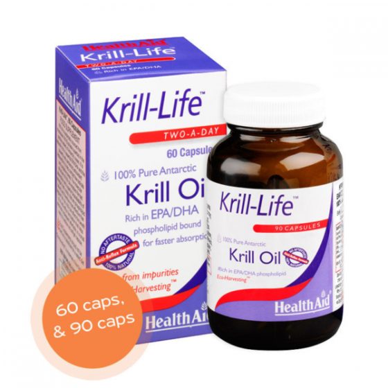 Health Aid Krill-life Έλαιο Κριλ Ανταρκτικής 60 caps