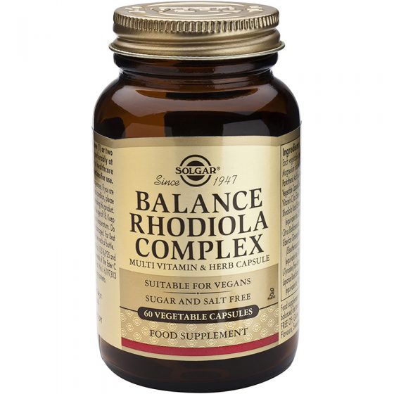 Solgar Balance Rhodiola Complex 60 veg. caps