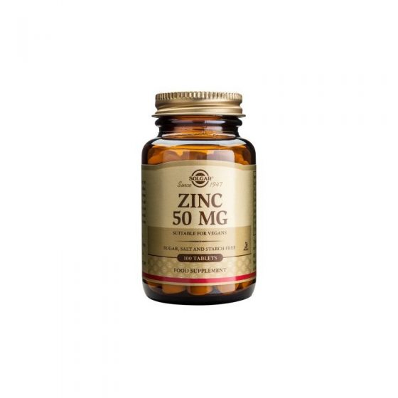 Solgar Zinc 50 mg 100 tablets
