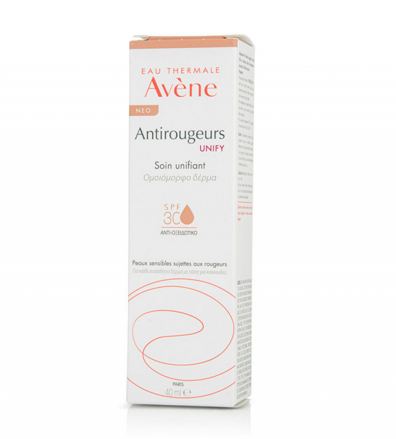 Avene Antirougeurs Unify Soin Unifiant SPF30 40ml