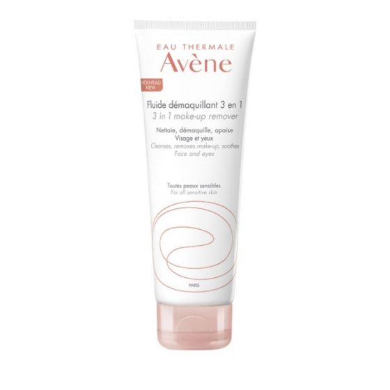 Avene Fluide Demaquillant 3en1 Γαλάκτωμα Καθαρισμού και Ντεμακιγιάζ 200ml