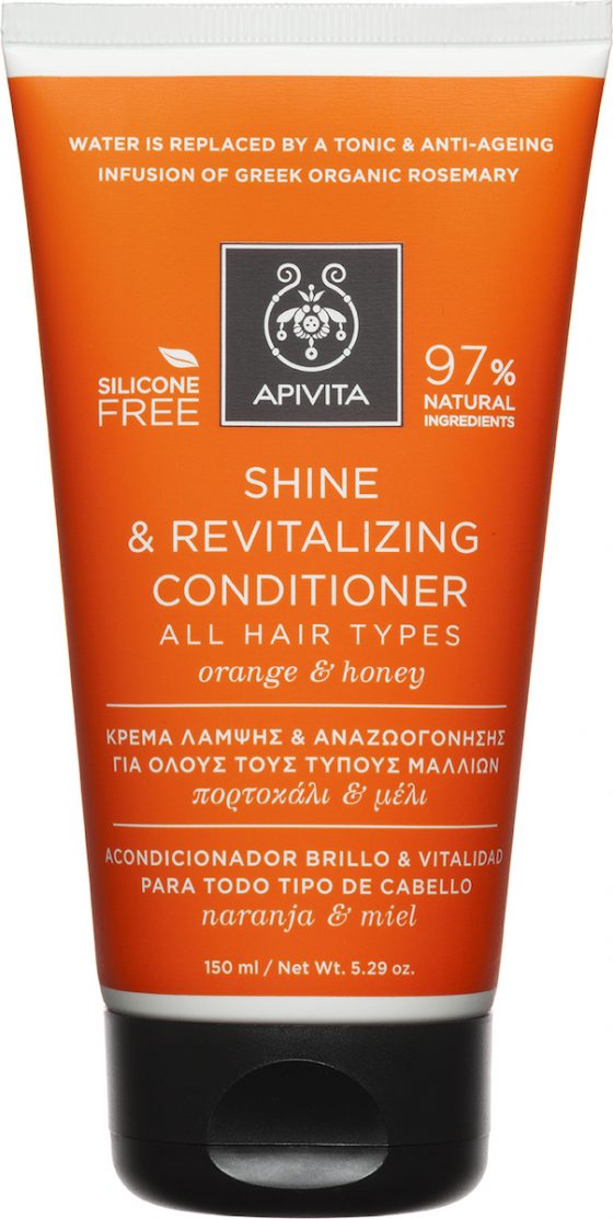 Apivita Shine & Revitalizing Conditioner με Πορτοκάλι & Μέλι 150ml