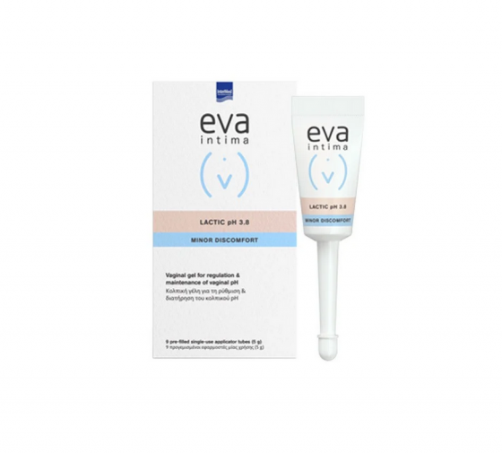 INTERMED EVA LACTIC GEL (9TUBESx5GR) P.H 3.8