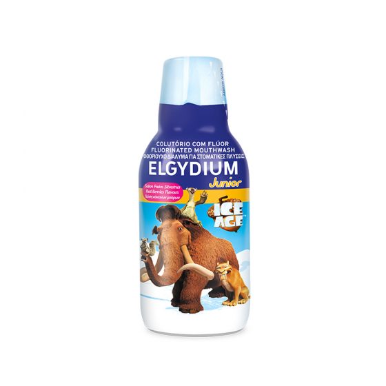 Elgydium Junior Ice Age Mouthwash Με Γεύση Κόκκινων Μούρων 500ml