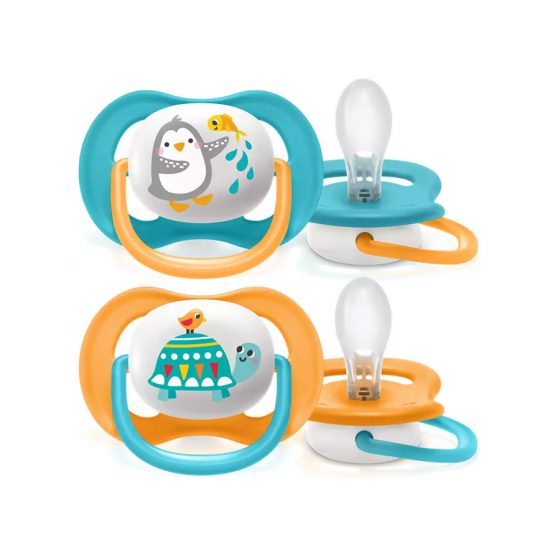 Avent Πιπίλα Σιλικόνης Ultra Air Happy 6-18m SCF080/07