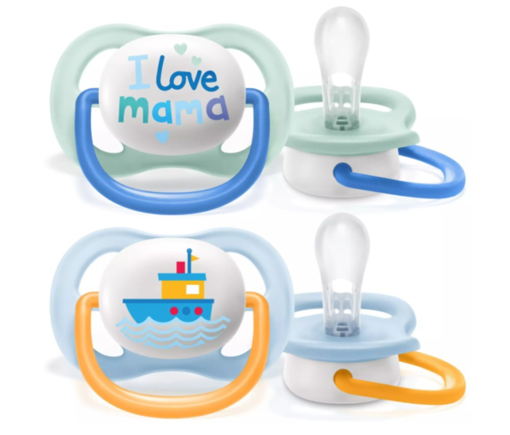 Avent Ultra Air Happy 0-6m SCF080/01 Ορθοδοντική Πιπίλα 2τμχ