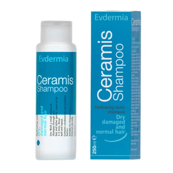 Evdermia Ceramis Shampoo 250ml - Τονωτικό σαμπουάν για ξηρά ταλαιπωρημένα και κανονικά μαλλιά.