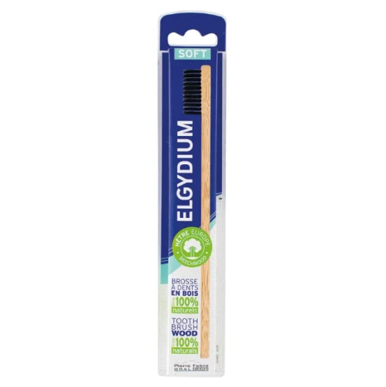 Elgydium Eco Friendly Soft, Μαλακή Ξύλινη Οδοντόβουρτσα 1 τεμ.