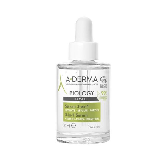 A-Derma Biology Hyalu Organic 3 in1 Ενυδατικό Serum Προσώπου, 30ml