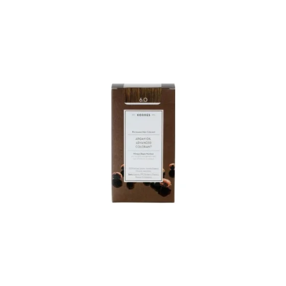 KORRES ARGAN OIL ADVANCED COLORANT 6.0 ΞΑΝΘΟ ΣΚΟΥΡΟ ΦΥΣΙΚΟ 50ML