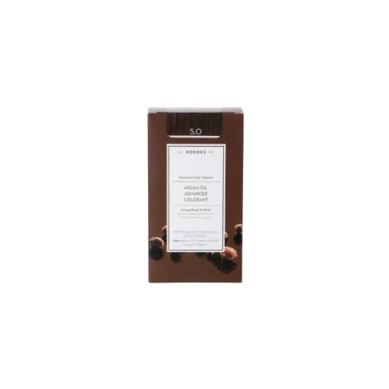 KORRES ARGAN OIL ADVANCED COLORANT 5.0 ΚΑΣΤΑΝΟ ΑΝΟΙΧΤΟ ΦΥΣΙΚΟ 50ML