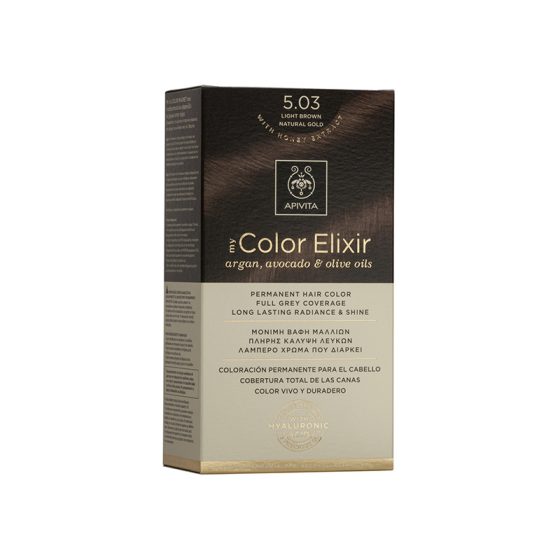 APIVITA My Color Elixir N5,03 Καστανό Ανοιχτό Φυσικό Μελί* 50&75ml