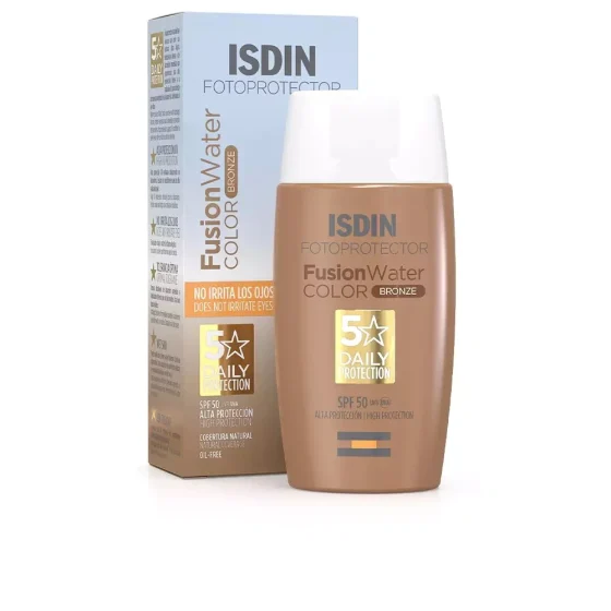 Isdin Fusion Water Αντηλιακή Κρέμα Με Χρώμα Αργυρό, 50ml