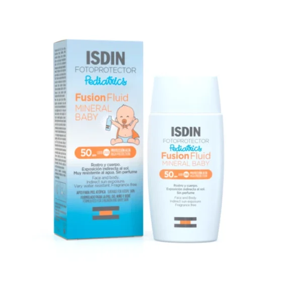 ISDIN Pediatrics Mineral Baby - Βρεφικό Αντηλιακό SPF50+ 50ml