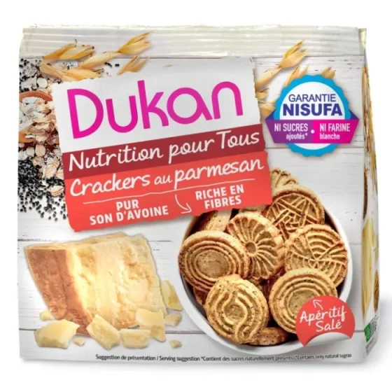 Dukan Κράκερς Βρώμης με Παρμεζάνα 100gr