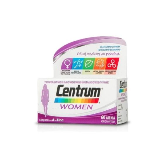CENTRUM Women Ειδικό Συμπλήρωμα Διατροφής Για Γυναίκες 60 δισκία