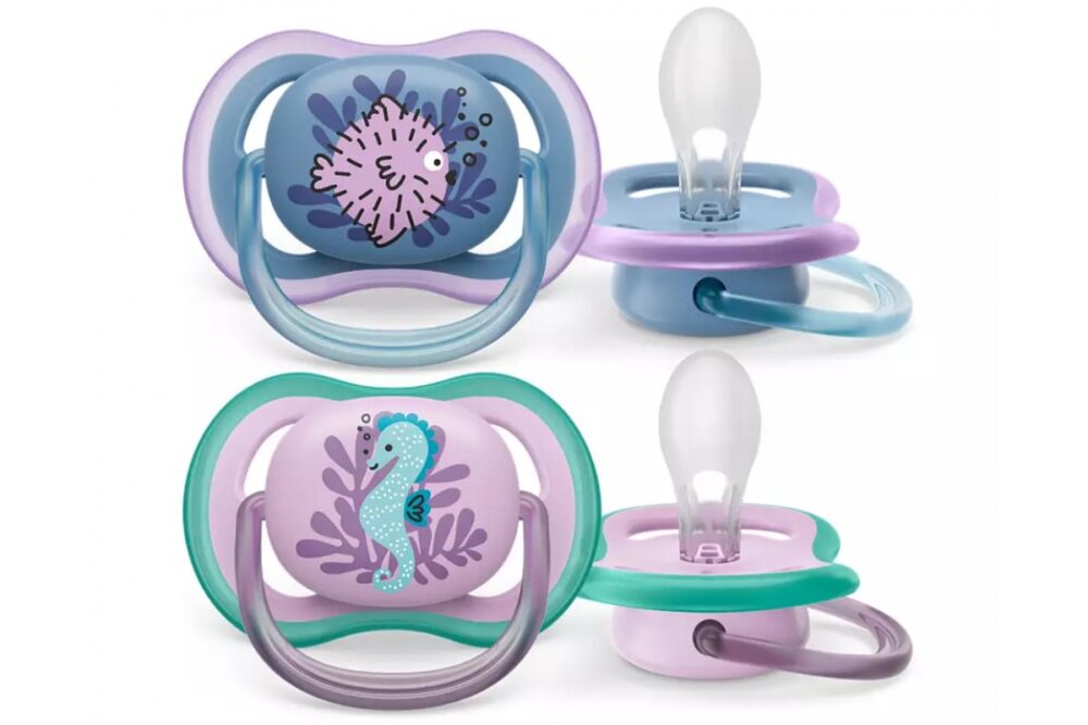 PHILIPS AVENT Ultra Air 6-18m Πιπίλα Σιλικόνης Ψάρι / Ιππόκαμπος 2τμχ